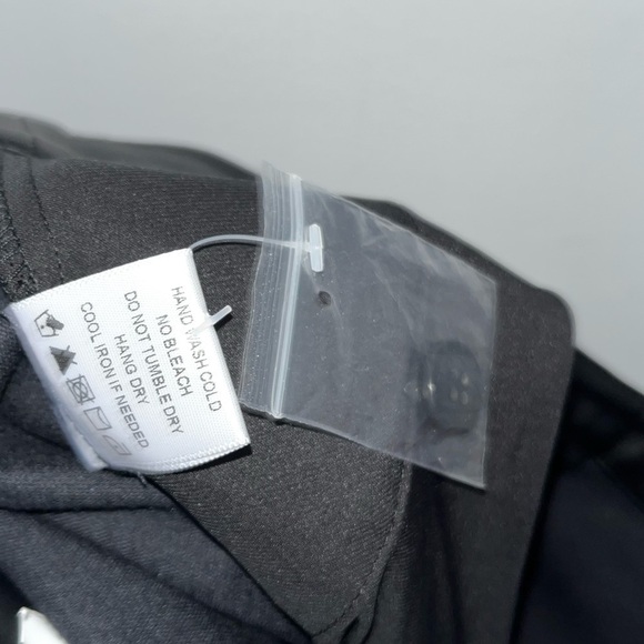 LPA Faux Leather Nino Biker Shorts in Black Size Medium - Picture 9 of 10